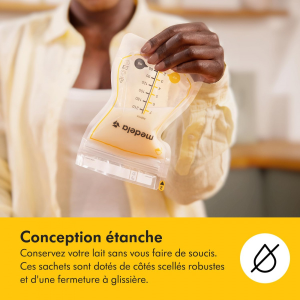 Sachets de conservation pour lait maternel - 25 pièces Medela