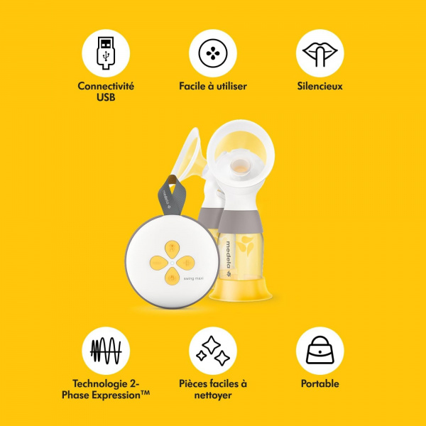 Tire-lait électrique double swing maxiflex Medela