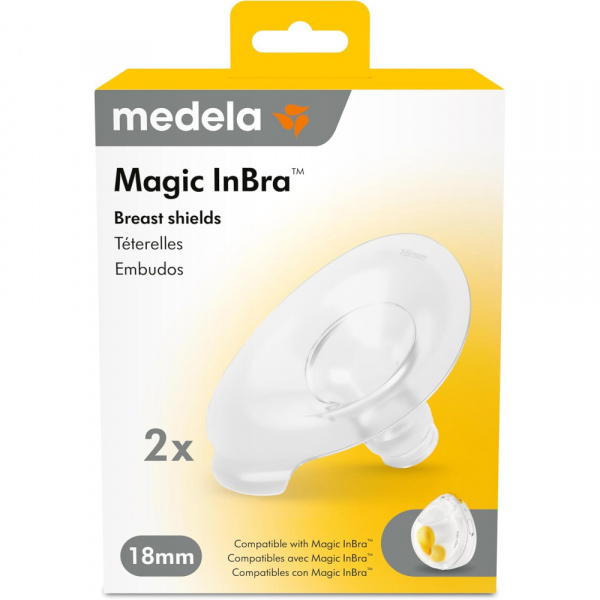 Téterelles magic inbra lot de 2 - 18 mm Medela