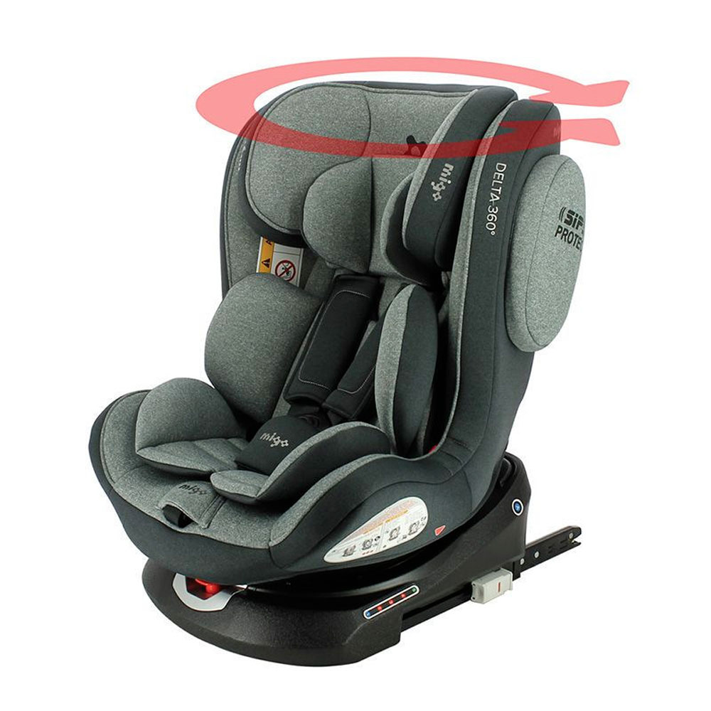 Siège auto delta isofix 360° groupe 1/2/3 de Migo sur allobébé