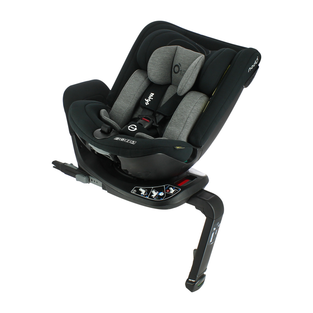 Siège auto pivotant o12 360° isofix noir 40-145 cm i-size de Migo sur  allobébé