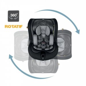 Siège auto pivotant o3 lite 360° isofix rouge i-size Migo