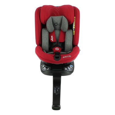 MIGO Siège auto pivotant o12 360° isofix rouge i-size