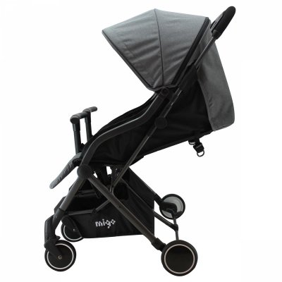 Poussette double gaya grise