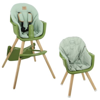 MIGO Chaise haute évolutive eliette vert
