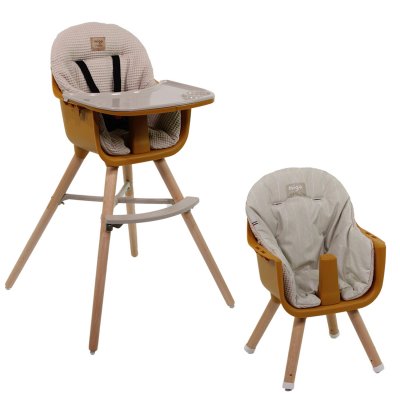 MIGO Chaise haute évolutive eliette jaune