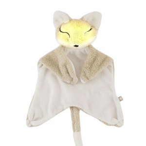 Doudou renard 5 en 1 veilleuse et bruits blancs Myhummy