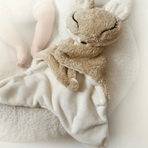 Doudou renard 5 en 1 veilleuse et bruits blancs Myhummy