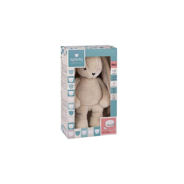 Peluche bunny beige 5 en 1 avec lumière Myhummy