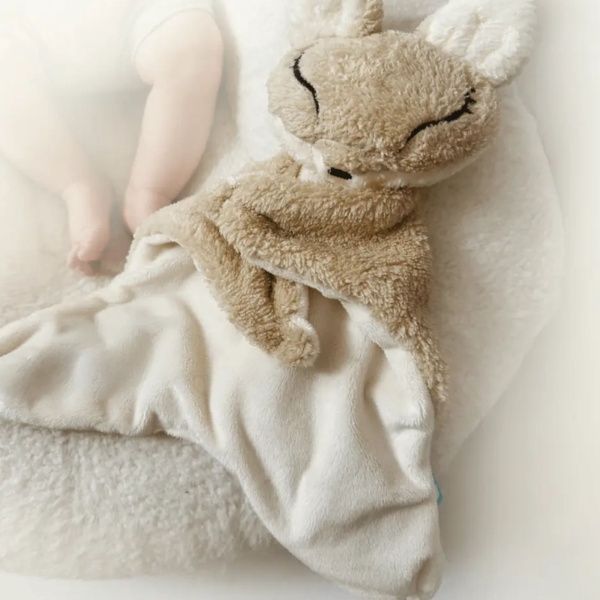 Doudou renard 5 en 1 veilleuse et bruits blancs Myhummy