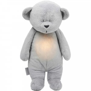 Peluche veilleuse ours gris Moonie