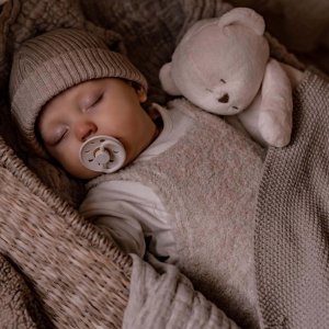 Peluche veilleuse ours gris Moonie