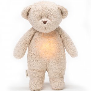 Peluche veilleuse ours nature bio sable Moonie