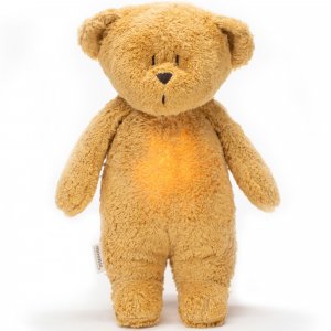Peluche veilleuse ours nature bio miel Moonie
