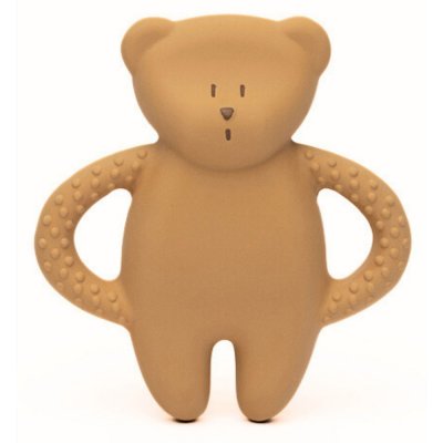 Anneau de dentition en caoutchouc naturel cappuccino