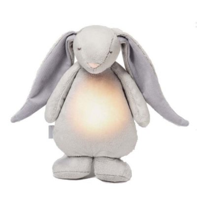 Peluche veilleuse lapin gris