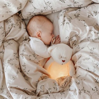 Peluche veilleuse ours crème