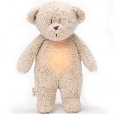 Peluche veilleuse ours nature bio sable