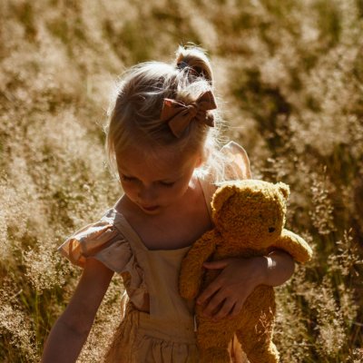 Peluche veilleuse ours nature bio miel