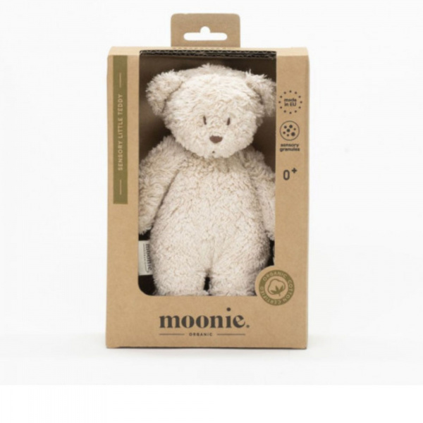 Anneau de dentition ourson en caoutchouc naturel sable Moonie