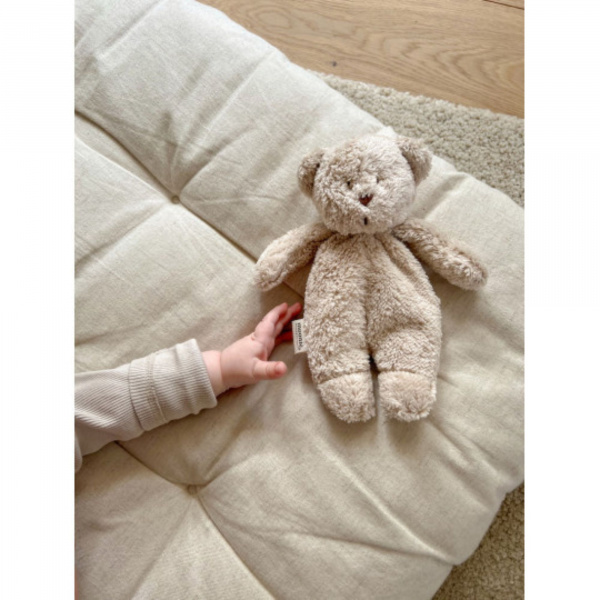 Anneau de dentition ourson en caoutchouc naturel sable Moonie