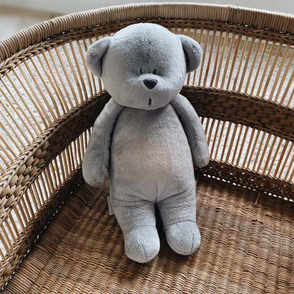 Peluche veilleuse ours gris Moonie
