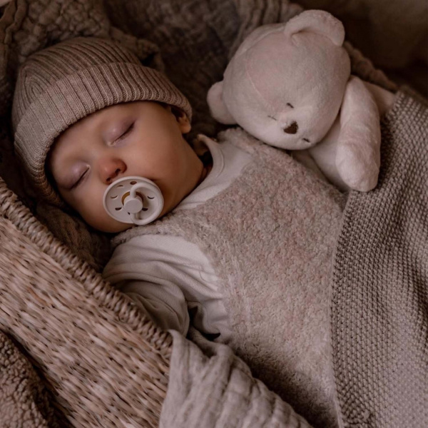 Peluche veilleuse ours gris Moonie