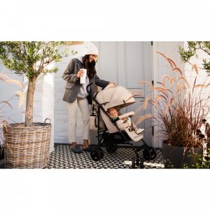 Poussette canne akira beige Momi