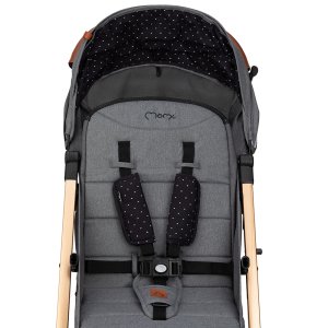 Poussette estelle gris et or Momi