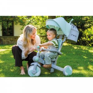 Tricycle 4 en 1 pliable solivia gris Momi