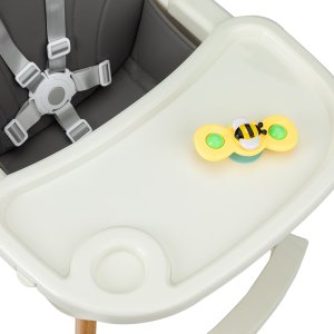 Chaise haute bébé évolutive reki gris Momi