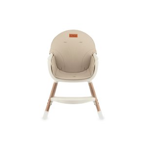 Chaise haute bébé évolutive beige Momi