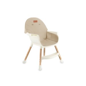 Chaise haute bébé évolutive beige Momi
