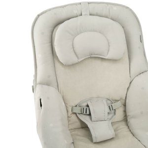 Transat balancelle 2-en-1 lapis gris clair Momi