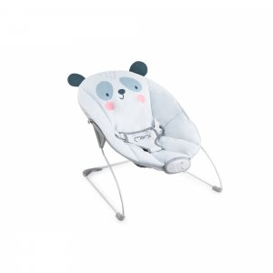 Transat bébé musical glossy panda bleu Momi