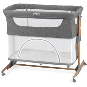 Berceau cododo smart 4 en 1 gris foncé Momi