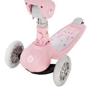 Trottinette évolutive débé rose Momi