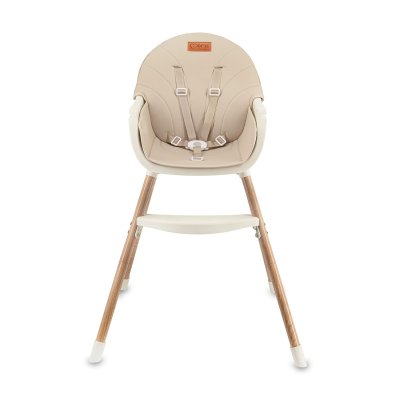 Chaise haute bébé évolutive beige