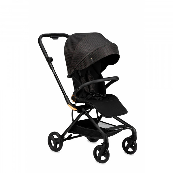 Poussette adelle noir et rouge Momi