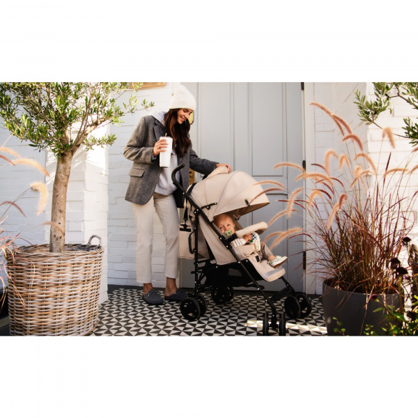 Poussette canne akira beige Momi