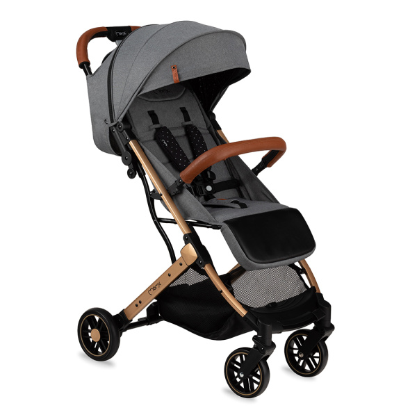 Poussette estelle gris et or Momi