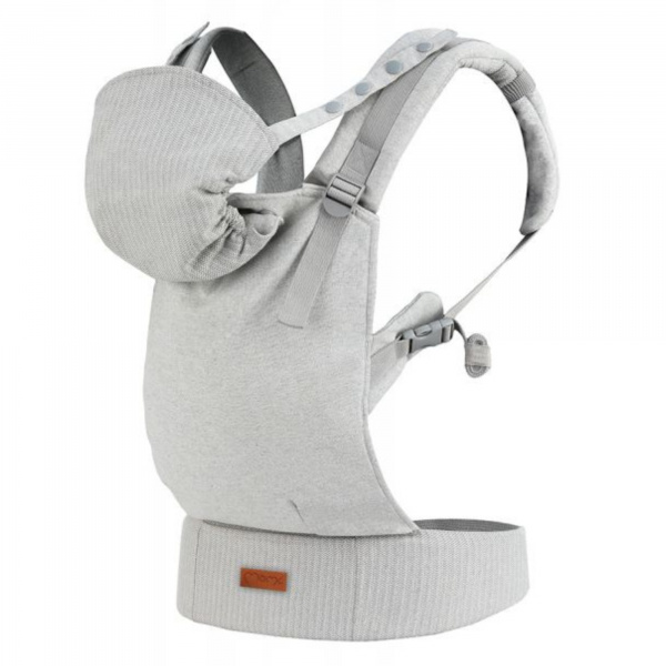 Momi collet baby carrier gray Momi