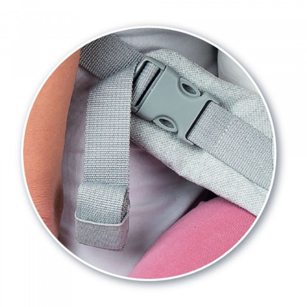 Momi collet baby carrier gray Momi