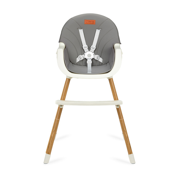 Chaise haute bébé évolutive reki gris Momi