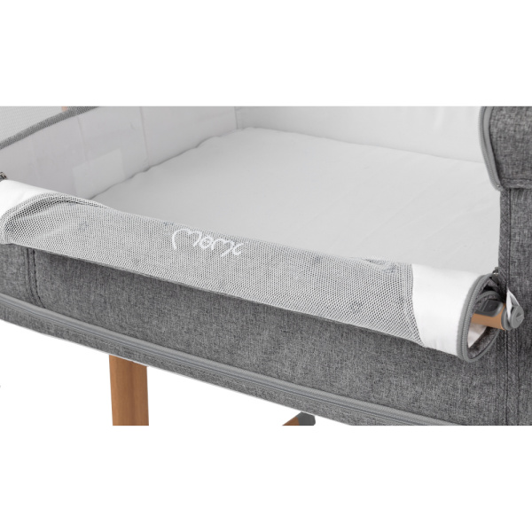 Berceau cododo smart 4 en 1 gris foncé Momi