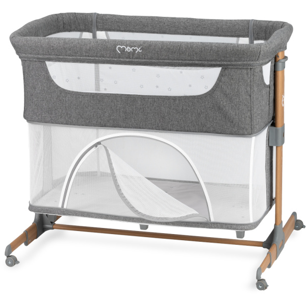 Berceau cododo smart 4 en 1 gris foncé Momi