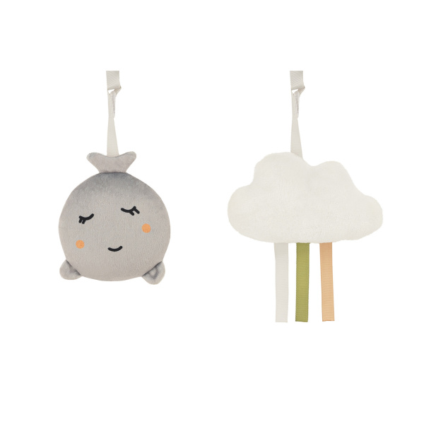 Transat balancelle 2-en-1 lapis gris foncé Momi