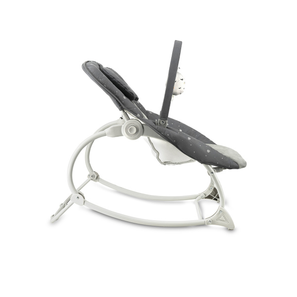 Transat balancelle 2-en-1 lapis gris foncé Momi