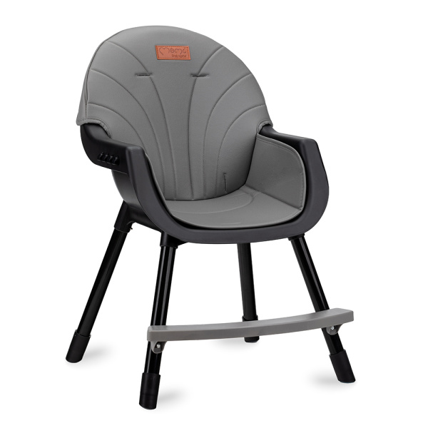 Chaise haute bébé évolutive reki noir Momi