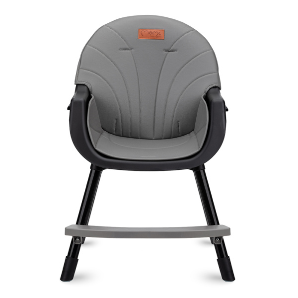 Chaise haute bébé évolutive reki noir Momi
